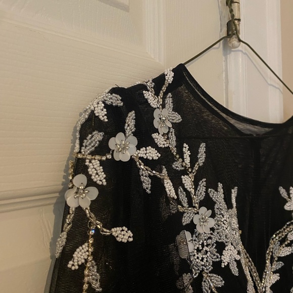 BASIX Full-Length Black Dress - Picture 7 of 8